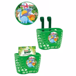 Корзина для детского велосипеда 12-16" на руль Trix Super Dino