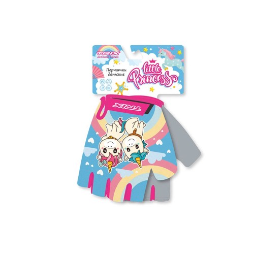 Велоперчатки детские Trix NW Little Princess, размер 7XS, разноцветный