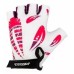 Велоперчатки Trix Nw GL-TX-018546A-M-PUWH, размер M, белый/розовый