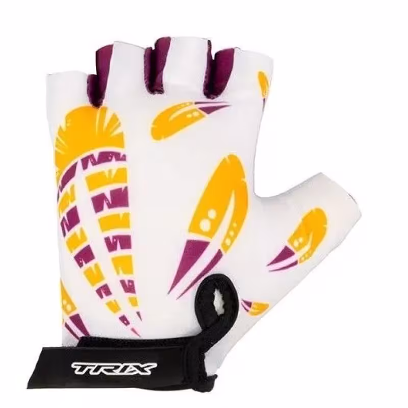 Велоперчатки Trix Nw GL-TX-018546B-S-BLWH, размер S, белый/желтый