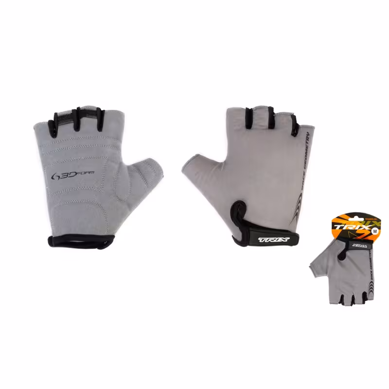 Велоперчатки Trix Nw GL-TX-018024A-L-G, L, серые
