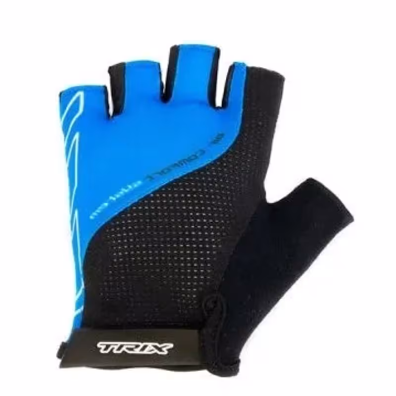 Велоперчатки Trix Nw GL-TX-018041-L-BKBL, L, черно-синие