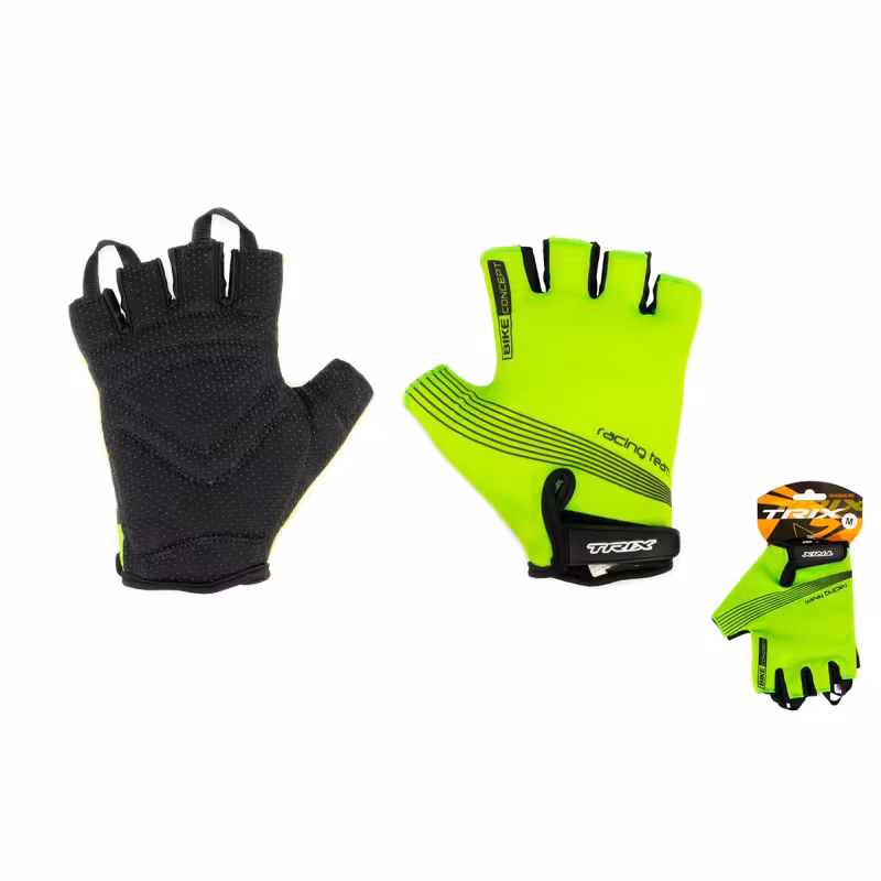 Велоперчатки Trix Nw GL-TX-018203-M-GR, M, зеленые