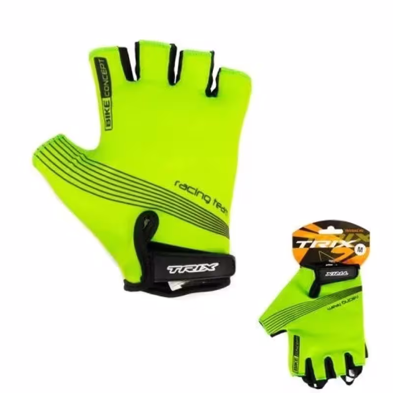 Велоперчатки Trix Nw GL-TX-018203-M-GR, M, зеленые