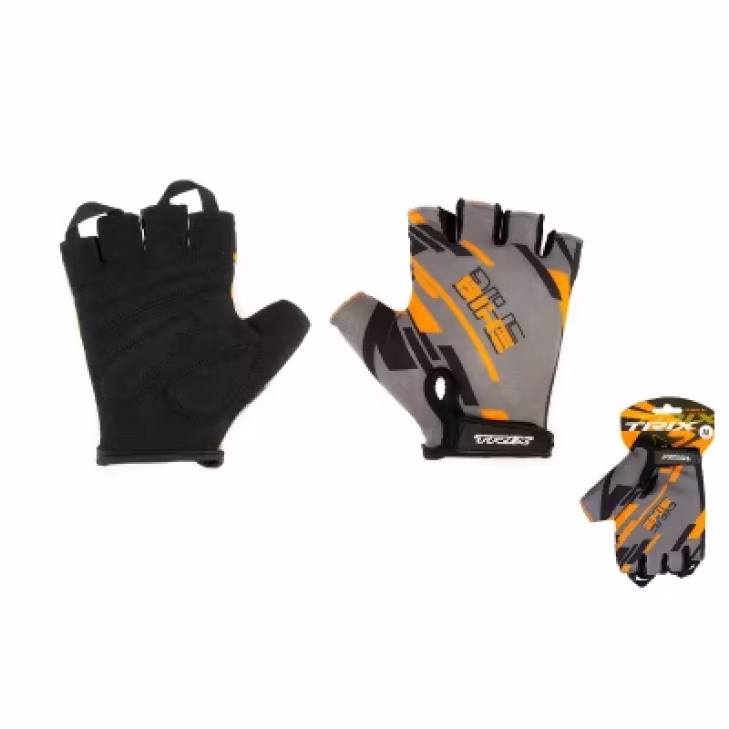 Велоперчатки Trix Nw GL-TX-018212A-M-ORG, M, оранжево-серые