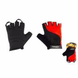 Велоперчатки Trix Nw GL-TX-018041A-XL-BKR, размер XL, черный/красный
