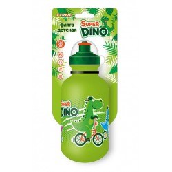 Бутылка для велосипеда детская Trix Super Dino 0,5 л, зеленый