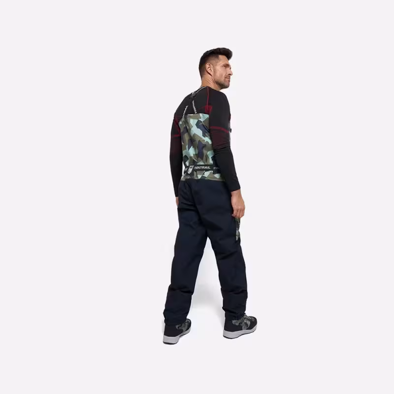 Полукомбинезон-вейдерсы Finntrail Speedmaster-Z 1529 CamoArmy, мембрана Hard-Tex, зеленый камуфляж, размер 44-46 (S), 165-175 см