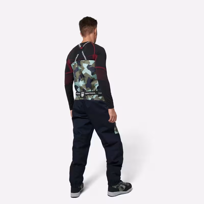 Полукомбинезон-вейдерсы Finntrail Speedmaster-Z 1529 CamoArmy, мембрана Hard-Tex, зеленый камуфляж, размер 44-46 (S), 165-175 см