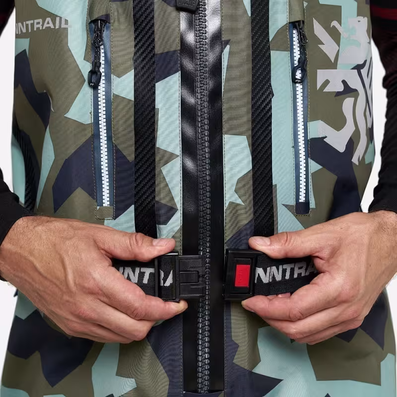 Полукомбинезон-вейдерсы Finntrail Speedmaster-Z 1529 CamoArmy, мембрана Hard-Tex, зеленый камуфляж, размер 44-46 (S), 165-175 см