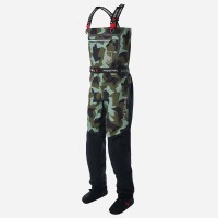 Полукомбинезон-вейдерсы Finntrail Speedmaster 1528 CamoArmy, мембрана Hard-Tex, зеленый камуфляж, размер 58-60 (XXL), 185-195 см