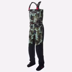 Полукомбинезон-вейдерсы Finntrail Speedmaster 1528 CamoArmy, мембрана Hard-Tex, зеленый камуфляж, размер 58-60 (XXL), 185-195 см
