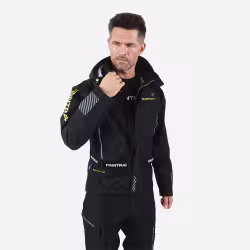 Куртка мужская Finntrail Mudway 2010 Graphite, мембрана Hard-Tex, черный, размер 42-44 (XS), 160-170 см