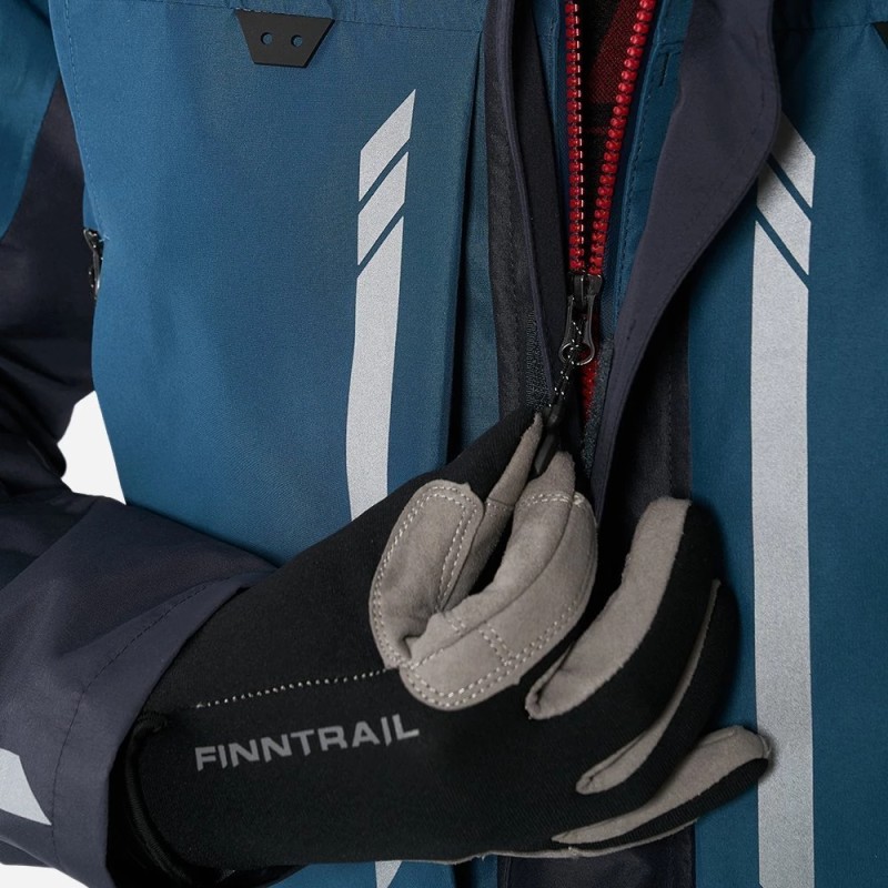 Куртка мужская Finntrail Greenwood 4021 Blue, мембрана Hard-Tex, синий, размер 48-50 (M), 170-180 см