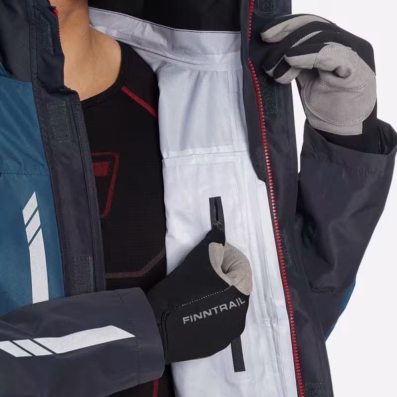 Куртка мужская Finntrail Greenwood 4021 Blue, мембрана Hard-Tex, синий, размер 50-52 (L), 175-185 см