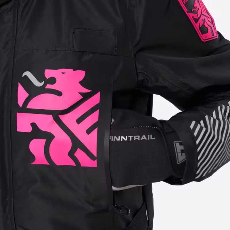 Куртка женская Finntrail Rachel 6455 Graphite, мембрана Hard-Tex, черный, размер 50-52 (XL), 170-180 см