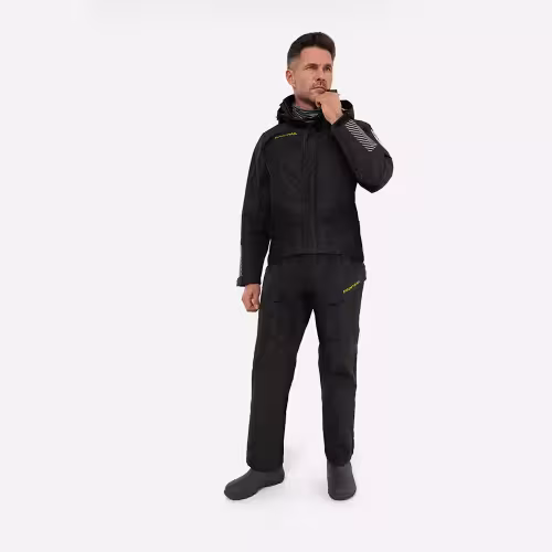 Костюм мужской Finntrail Thor 3420, мембрана Hard-Tex, черный, размер 62-64 (XXXL), 190-200 см