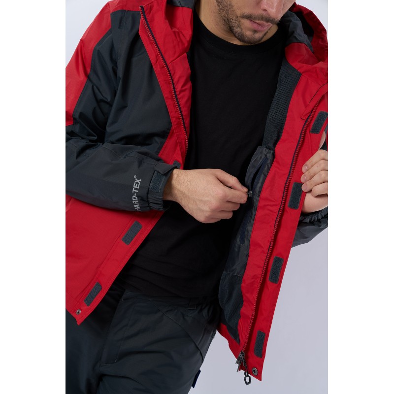 Костюм мужской Finntrail Lightsuit 3503 Red, мембрана Hard-Tex, красный/серый, размер 42-44 (XS), 160-170 см