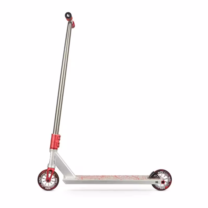 Самокат трюковой Hipe H6 raw/red/black