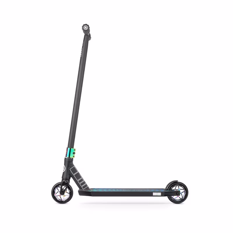 Самокат трюковой Hipe H8 Black/Neochrome, черный/разноцветный