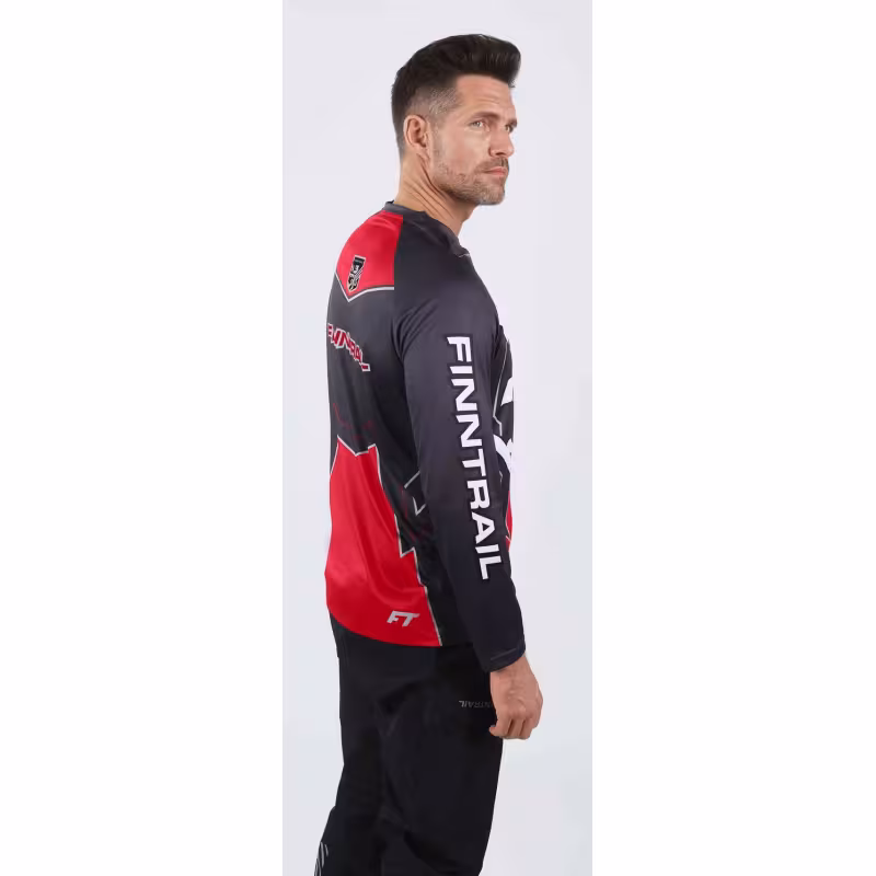 Джерси мужское Finntrail Jersey 6601 Red, полиэстер, красный, размер 42-44 (XS), 160-170 см