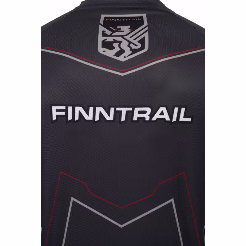 Джерси мужское Finntrail Jersey 6601 CamoArmy, полиэстер, черный, размер 44-46 (S), 165-175 см
