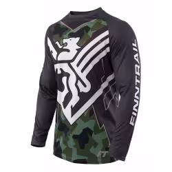 Джерси мужское Finntrail Jersey 6601 CamoArmy, полиэстер, черный, размер 54-56 (XL), 180-190 см