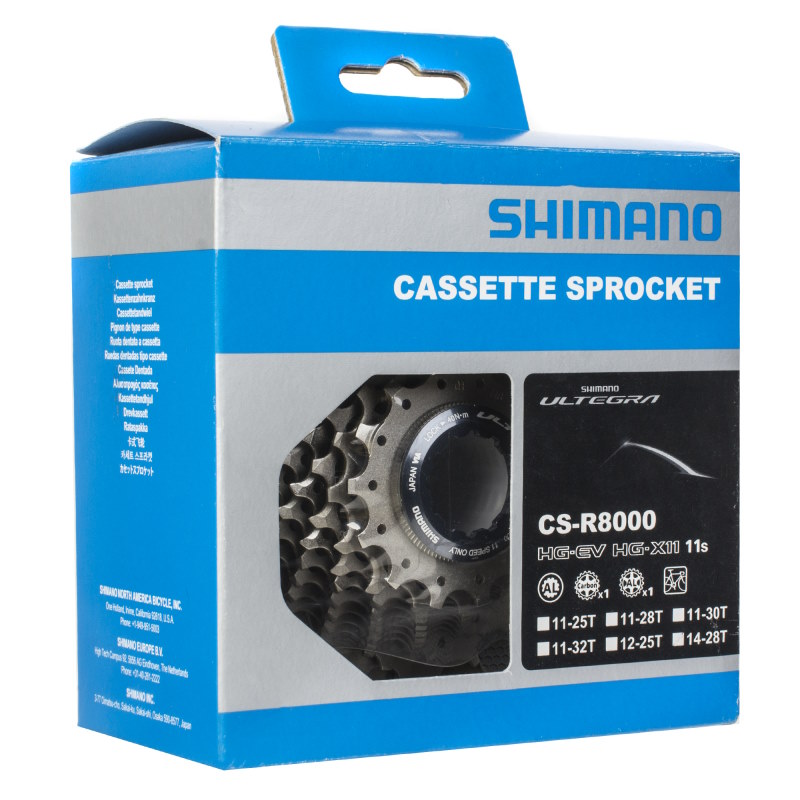 Кассета Shimano Ultegra CS-R8000, 11 скоростей, 11-30Т