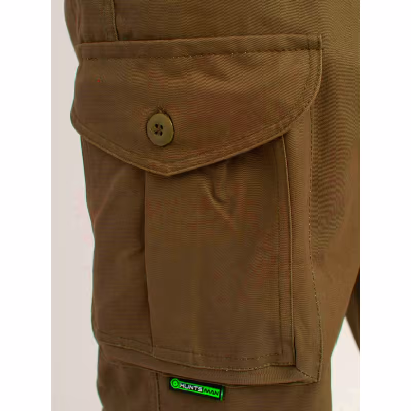 Брюки мужские Huntsman Крафт, ткань Cotton, коричневый, размер 44-46, 170-176 см