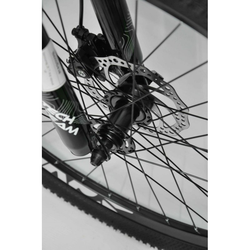 Велосипед горный Tech Team Aria 26 NN010411, рама 14", 7 скоростей, черный