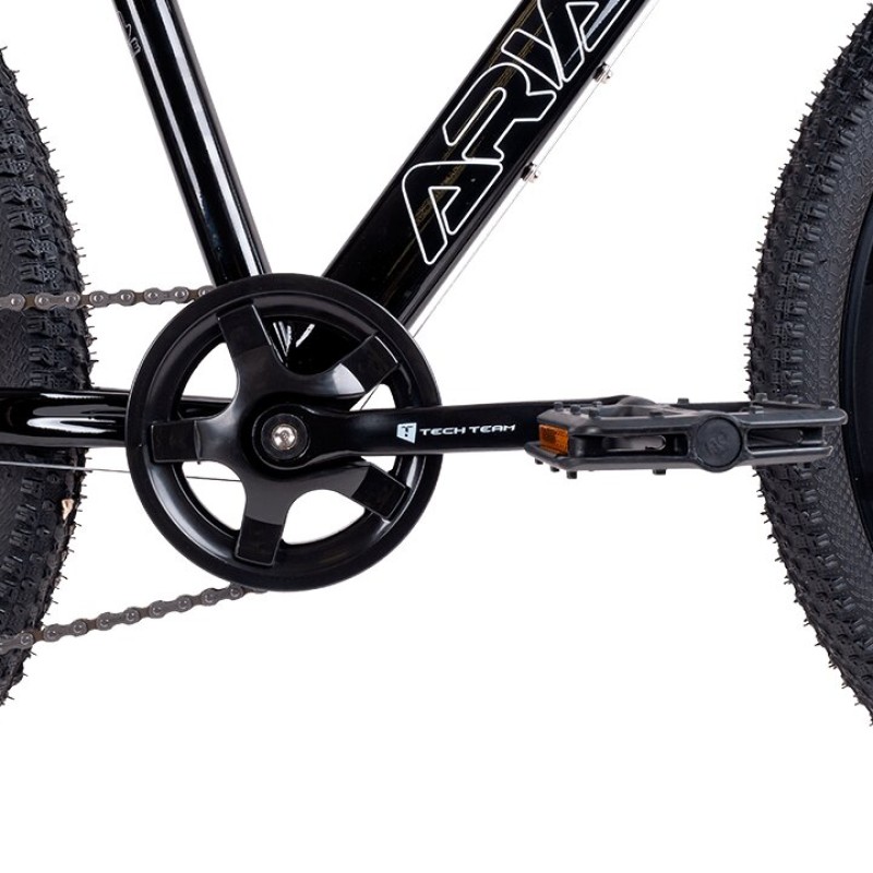 Велосипед горный Tech Team Aria 26 NN010413, рама 16", 7 скоростей, черный