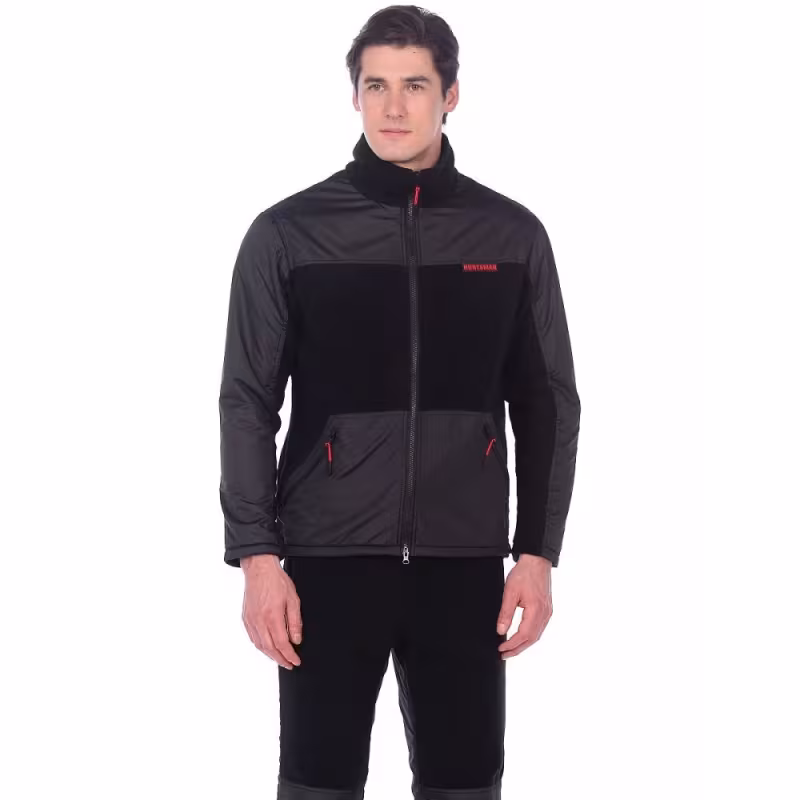 Костюм мужской Huntsman (Восток) Пикник-Люкс, флис, черный, размер 44-46, 170-176 см