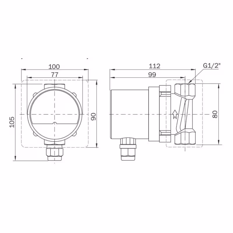 Насос циркуляционный для ГВС Aqurio Prime-151,5-80HW 