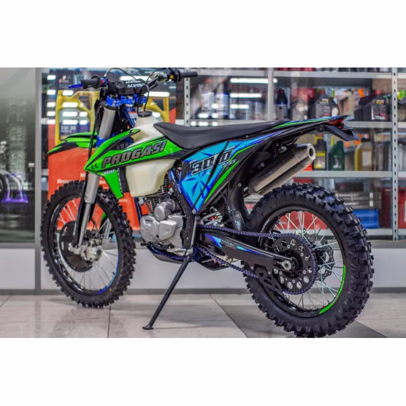 Мотоцикл эндуро Progasi Race 300 Air Flue Green/Blue
