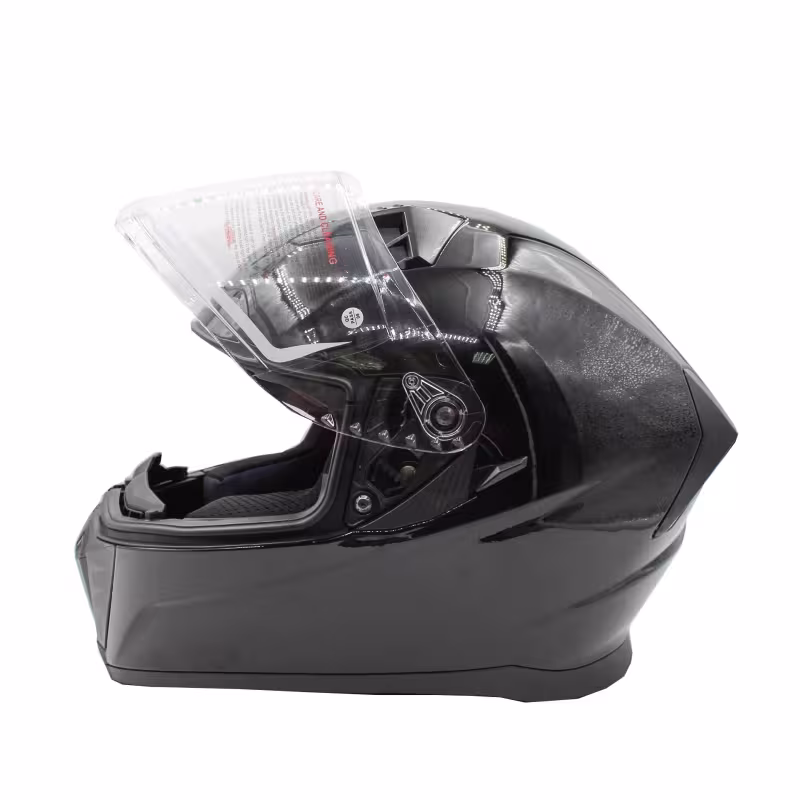 Мотошлем AiM JK320, черный глянцевый, размер XL