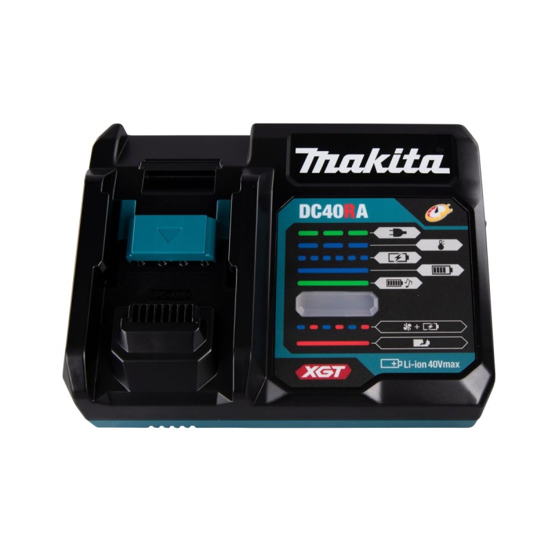 Комплект Makita из двух аккумуляторов BL4040  и зарядного устройства DC40RA в кейсе MakPac XGT (Li-ion, 40В, 2х4Ач)