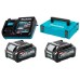 Комплект Makita из двух аккумуляторов BL4025 и зарядного устройства DC40RA в кейсе MakPac XGT (Li-ion, 40В, 2х2.5Ач)