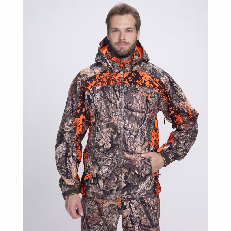 Костюм сигнальный мужской Triton Gear Chameleon PRO -5, ткань Софтшелл, принт Лес, размер 44-46 (S), 170-176 см