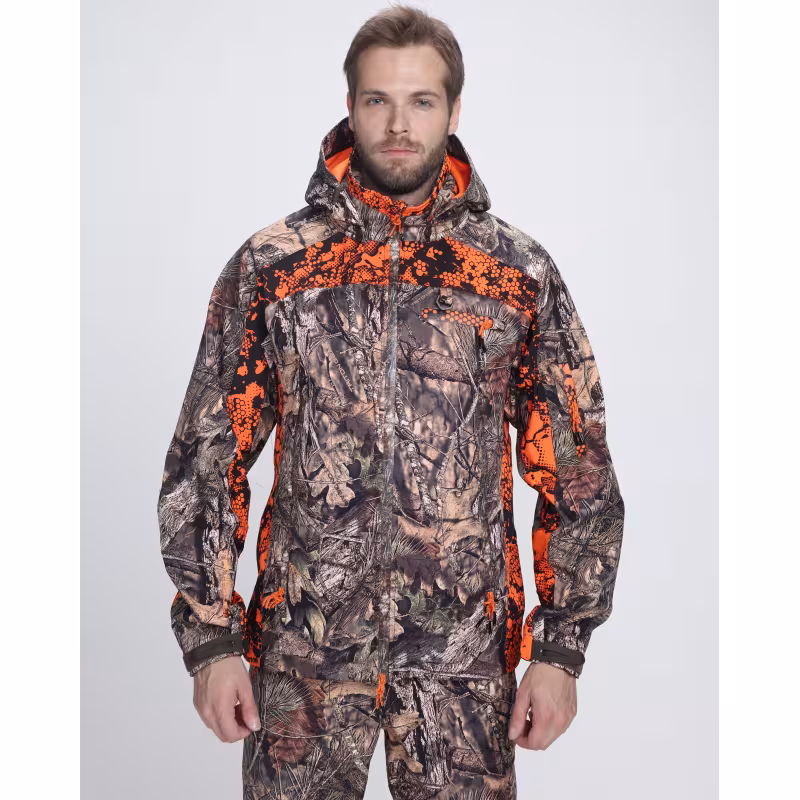 Костюм сигнальный мужской Triton Gear Chameleon PRO -5, ткань Софтшелл, принт Лес, размер 48-50 (M), 182-188 см