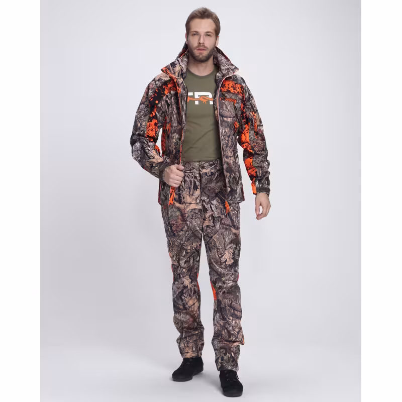 Костюм сигнальный мужской Triton Gear Chameleon PRO -5, ткань Софтшелл, принт Лес, размер 52-54 (L), 182-188 см