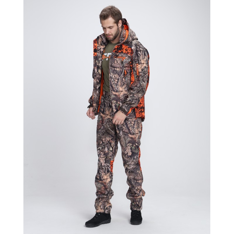 Костюм сигнальный мужской Triton Gear Chameleon PRO -5, ткань Софтшелл, принт Лес, размер 52-54 (L), 182-188 см