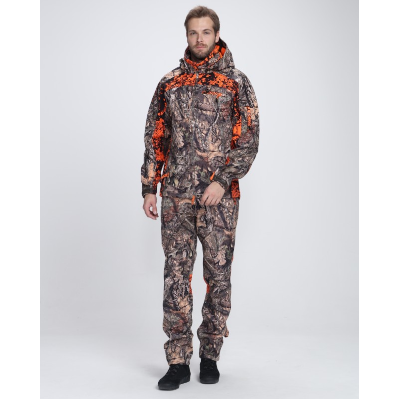 Костюм сигнальный мужской Triton Gear Chameleon PRO -5, ткань Софтшелл, принт Лес, размер 52-54 (L), 182-188 см