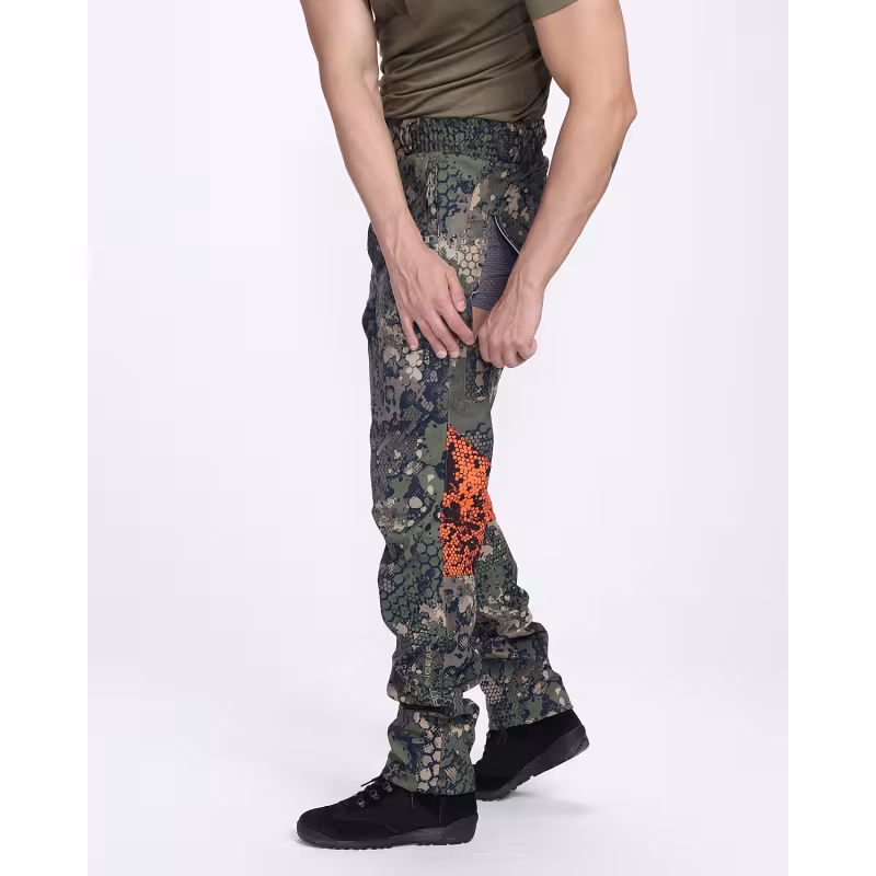 Костюм сигнальный мужской Triton Gear Chameleon PRO -5, ткань Софтшелл, зеленый камуфляж/оранжевый, размер 60-62 (XXXL), 182-188 см