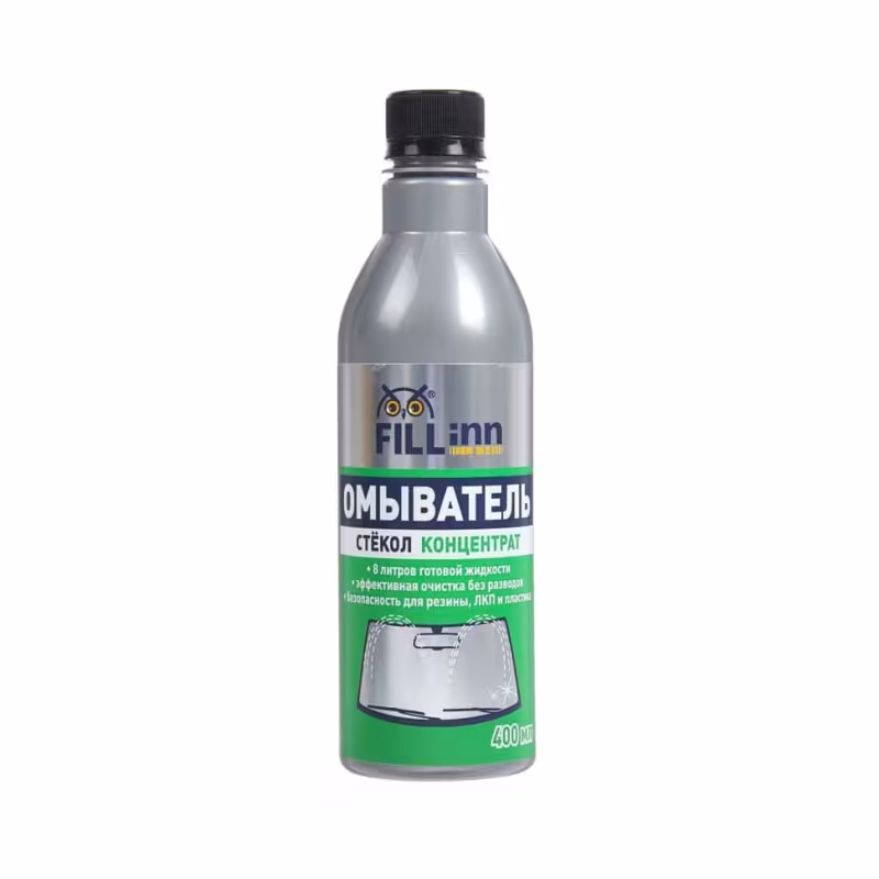 Жидкость стеклооомывателя летняя (концентрат) Fill inn FL073, 0,4 л