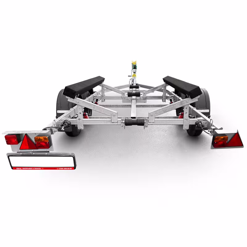 Прицеп лодочный двухосный Трейлер Дельфин 6.0