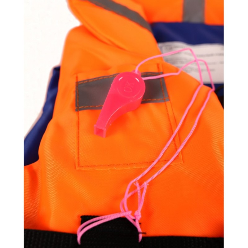 Жилет спасательный детский с подголовником Gaoksa Сила, до 30 кг, красный, ГОСТ Р58108-2019, подходит для ГИМС