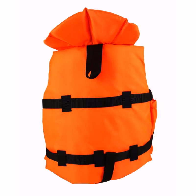 Жилет спасательный детский с подголовником Gaoksa Сила, до 50 кг, красный, ГОСТ Р58108-2019, подходит для ГИМС