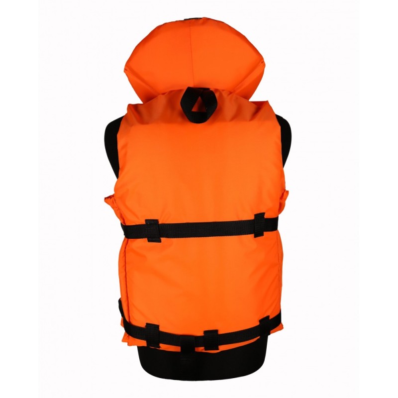 Жилет спасательный с подголовником Gaoksa Сила, до 90 кг, красный, ГОСТ Р58108-2019, подходит для ГИМС