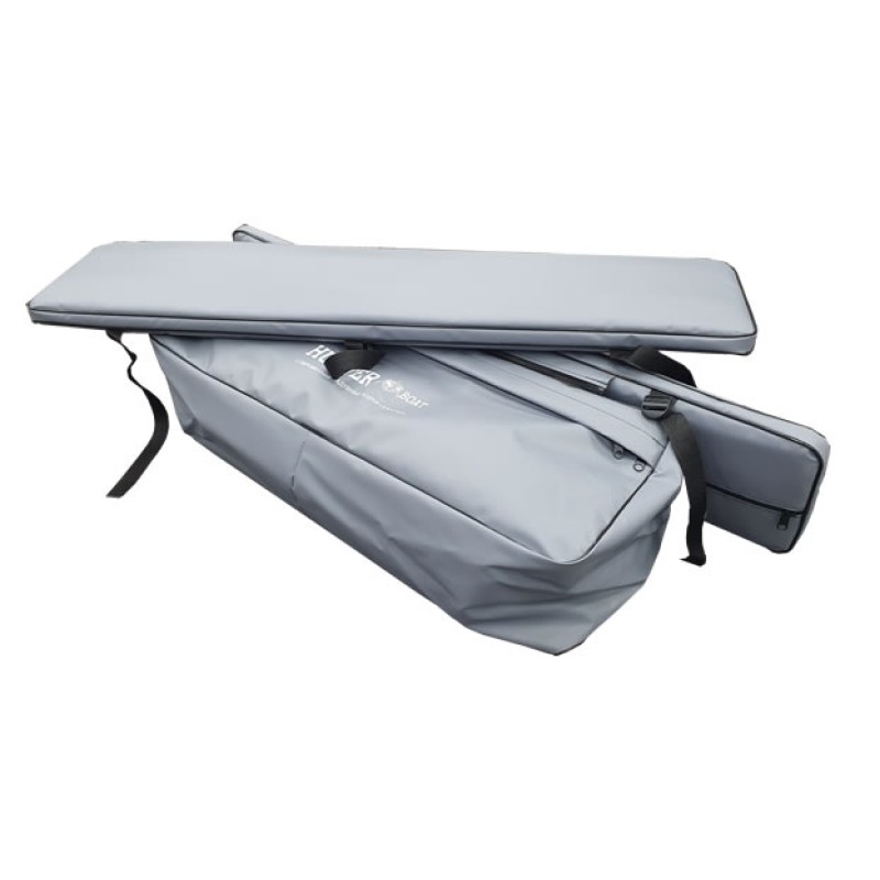 Комплект накладок на банку с сумкой Хантер 360А-390А, серый