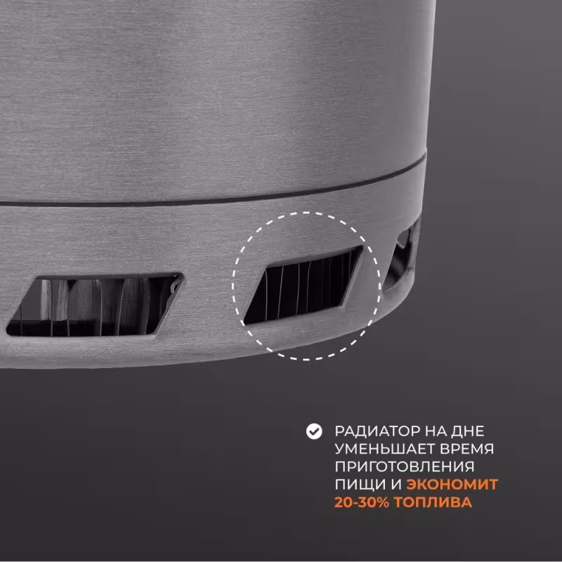 Чайник походный c радиатором Campsor-200L1, 1 л